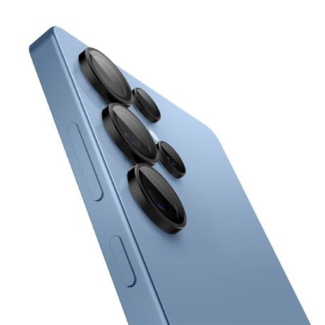 Комплект захисних стекол на камеру Spigen Optik Pro GLAS.TR EZ FIT 2-pack для Samsung Galaxy S25 Ultra - Black