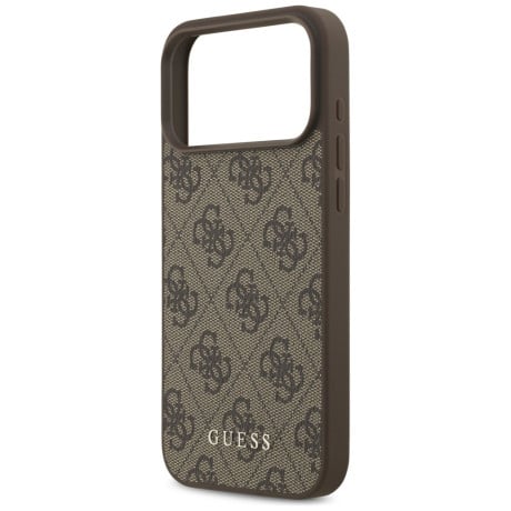 Оригинальный чехол Guess 4G Classic на iPhone 17 Pro Max - Brown