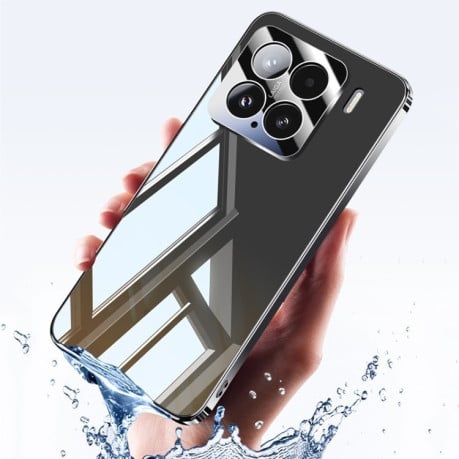 Противоударный чехол Electroplating Ice Crystal Airbag Full Coverage Shockproof для Xiaomi 15 - черный