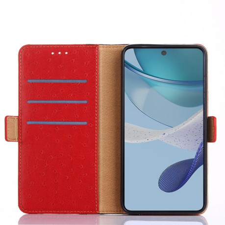 Чехол-книжка Ostrich Texture для OnePlus 11R / Ace 2 - красный