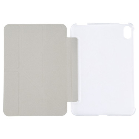 Чехол-книжка Silk Texture Horizontal Deformation для iPad mini 6 - белый