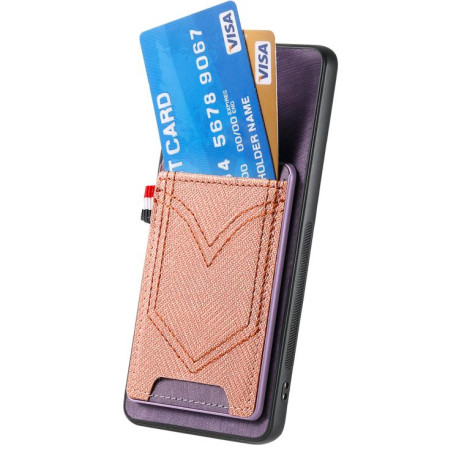 Чехол Denim Texture Leather Skin на Realme 14 Pro+ - фиолетовый