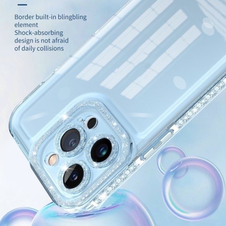 Протиударний чохол Shinning Diamond Space для iPhone 14 Pro - прозорий