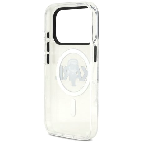 Оригінальний прозорий чохол Karl Lagerfeld IML Karl Sketch Logo з MagSafe на iPhone 17 Pro - Transparent