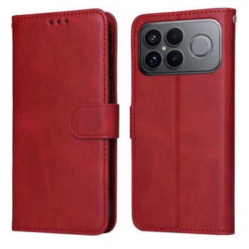 Чохол-книжка Classic Calf Texture на Xiaomi Redmi K90 Pro Max / Xiaomi Poco F8 Ultra 5G — червоний