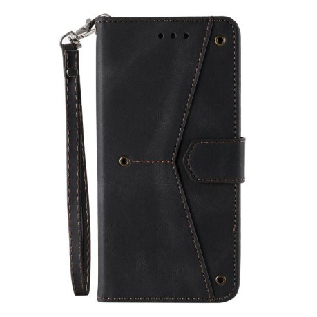 Чохол-книжка Stitching Skin Feel для Motorola Edge 60 Fusion - чорний
