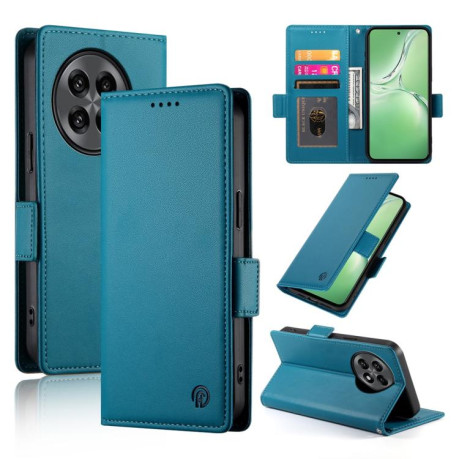 Чехол-книжка Side Buckle Magnetic Frosted Leather для OnePlus 13R/Ace 5/Ace 5 Pro - синий