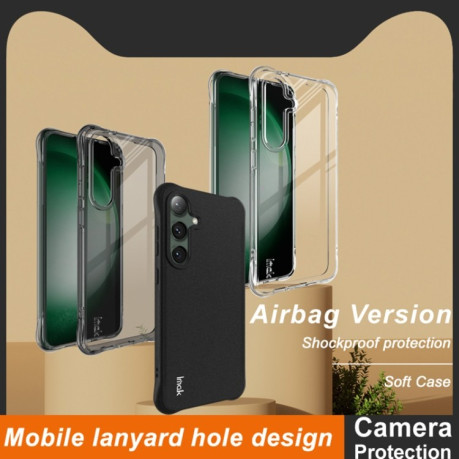Протиударний чохол IMAK All-inclusive Airbag для Samsung Galaxy S24 FE 5G - прозорий
