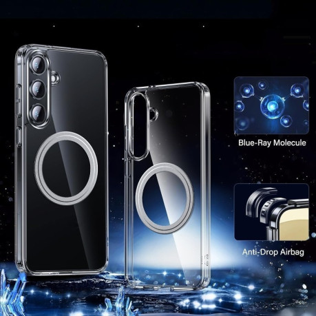 Ультратонкий чохол Transparent Frosted MagSafe для Samsung Galaxy S25+ 5G