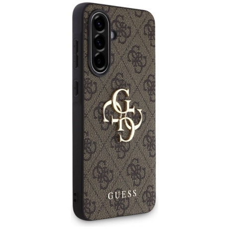 Оригинальный чехол Guess Big 4G Logo Classic Logo для Samsung Galaxy A36 - Brown