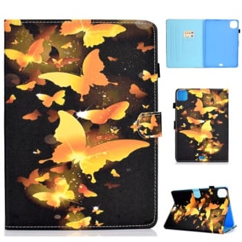 Чохол-книжка Colored Drawing Stitching на iPad Pro 11 (2022/2020)/Air 10.9 2022/2020/Pro 11 2018 - Golden Butterfly (крапля+квадрат)