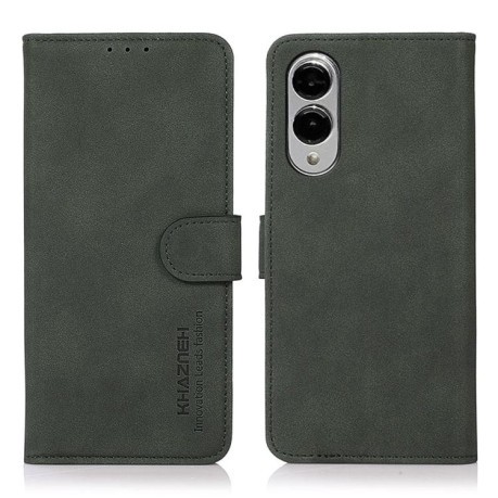 Чохол-книжка KHAZNEH Matte Texture для Samsung Galaxy S25 Edge 5G - зелений