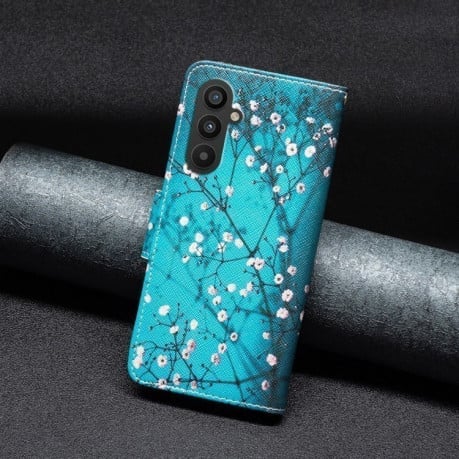 Чехол-книжка Colored Drawing Pattern для Samsung Galaxy A25 5G - Blossom