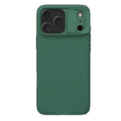 Чехол NILLKIN CamShield Pro со шторкой на камеры на iPhone 17 Pro Max - зеленый