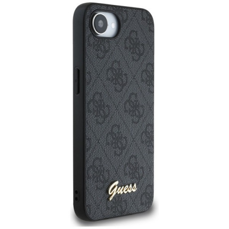 Оригінальний чохол Guess 4G Script Logo MagSafe для iPhone 16e - Black
