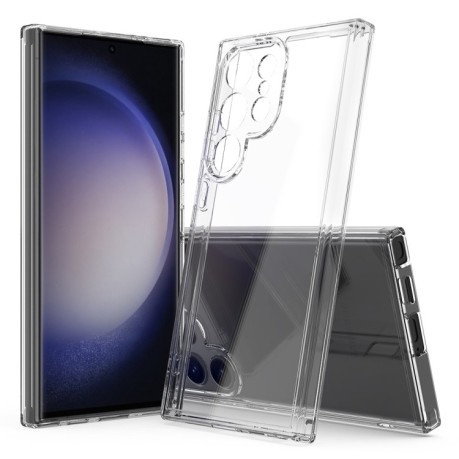 Акриловый противоударный чехол HMC для Samsung Galaxy S24 Ultra 5G - прозрачный