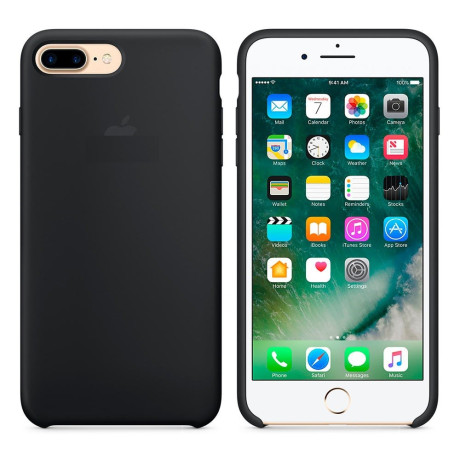 Силиконовый чехол Silicone Case Black для iPhone 7 Plus/8 Plus