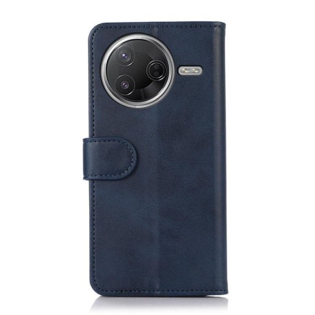 Чехол-книжка Cow Texture для Xiaomi Poco F7 Pro / F7 Ultra Global - синий
