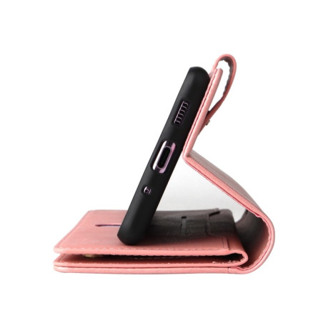 Чохол-книжка Rivet Buckle для Samsung Galaxy A23 4G - рожевий