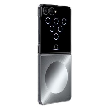 Оригинальный чехол Samsung Flipsuit с интерактивной LED-картой на Samsung Galaxy Flip 8 — серый