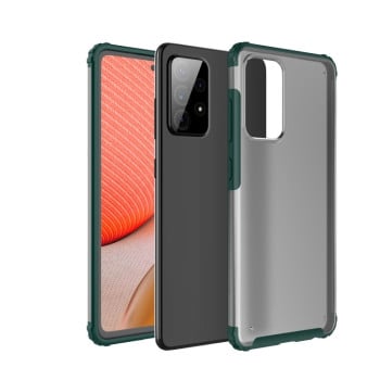 Ударозащитный чехол Four-corner на Samsung Galaxy A72 - зеленый