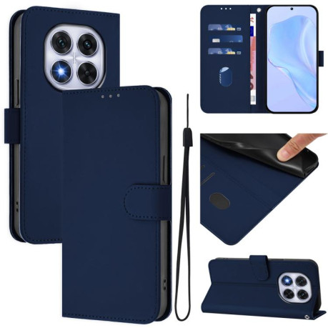Чохол-книжка Skin Feel S-type для Xiaomi Redmi Note 14 Pro 5G/Poco X7 - синій