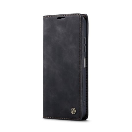 Чехол-книжка CaseMe-013 многофункциональный с кармашком на карт на Samsung Galaxy A07/A06 - черный