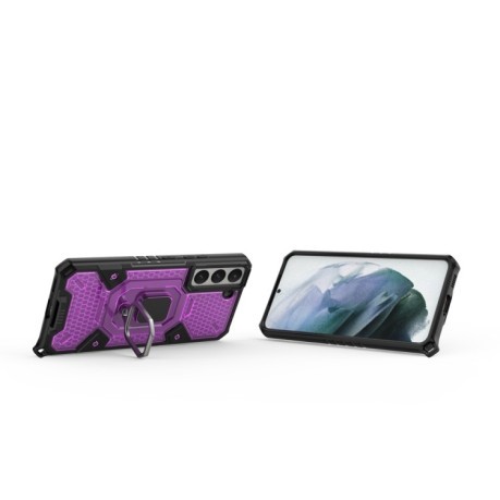 Противоударный чехол Space для Samsung Galaxy S22 5G - фиолетовый