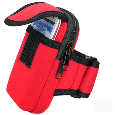 Универсальный спортивный чехол с креплением на руку для S210 Neoprene Arm Bag Outdoor Sports  - красный