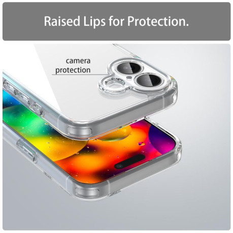Чохол PC Hybrid TPU Airbag Shockproof для iPhone 17 - прозорий