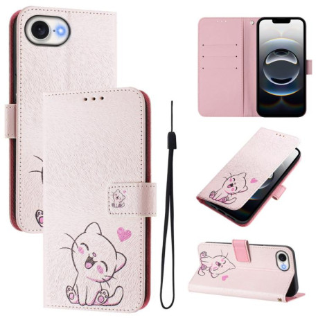 Чохол-книжка Colored Drawing Pattern для iPhone 16e - кольоровий