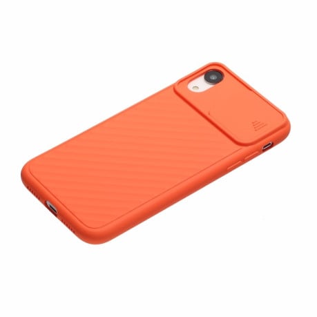 Чохол Sliding Camera на iPhone XR - помаранчевий