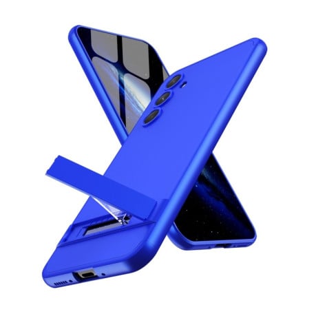 Противоударный чехол GKK Three Stage with Stand на Samsung Galaxy A54 5G - синий
