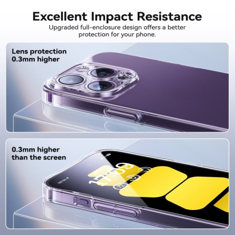 Чехол Baseus Lucent Series для iPhone 15 Pro - прозрачный