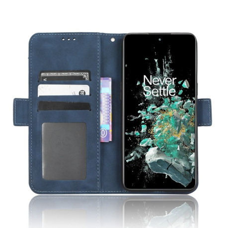 Чехол-книжка Skin Feel Calf на OnePlus 10T 5G / Ace Pro 5G - синий