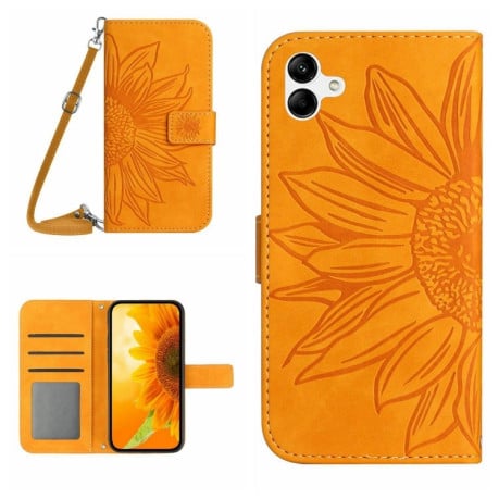 Чохол-книжка Skin Feel Sun Flower Samsung Galaxy A04 4G - жовтий