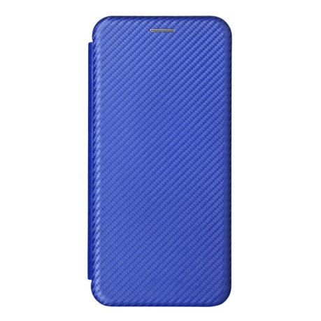 Чохол-книжка Carbon Fiber Texture на Vivo S12 5G/V23 5G - синій
