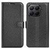 Чехол книжка Litchi Texture Horizontal Flip Leather на Xiaomi 17T - черный