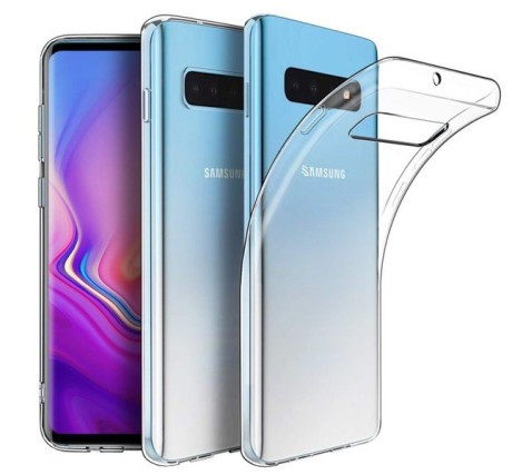 Ультратонкий Прозрачный Силиконовый Чехол 0.5mm на Samsung Galaxy S10 Plus