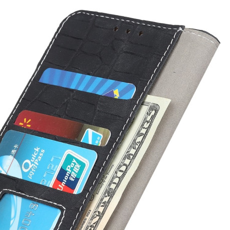 Чехол-книжка Magnetic Crocodile Texture на Samsung Galaxy A14 5G - черный
