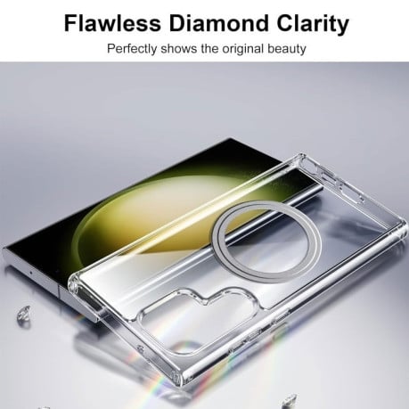 Ультратонкий чехол Transparent Frosted MagSafe для Samsung Galaxy S25 Ultra 5G