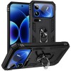 Чехол HMC с поворотным 360 держателем для Xiaomi 17 Pro — чёрный