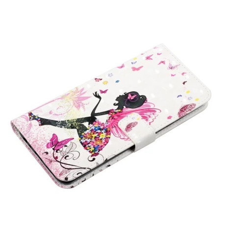 Чехол-книжка Oil Embossed Pattern для iPhone 16 Plus - разноцветные