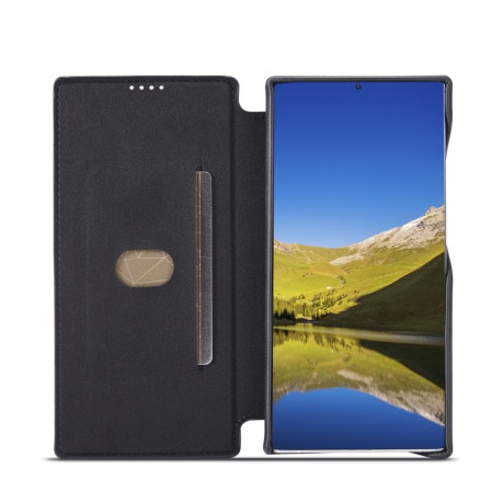 Чехол-книжка LC.IMEEKE Hon Ancient Series для Samsung Galaxy S22 Ultra 5G - черный