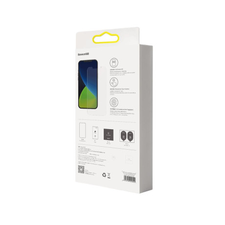 Комплект защитных стекол Baseus 0,25 mm для iPhone 12 mini - прозрачных