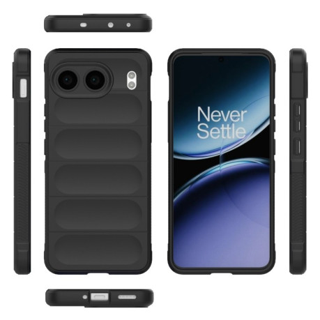 Силіконовий чохол Magic Flannel для OnePlus Nord 4 5G Global - чорний