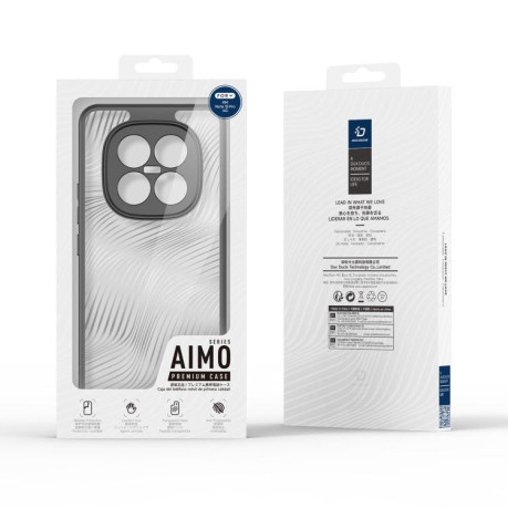 Чохол DUX DUCIS Aimo Series гібрид на Xiaomi Redmi Note 15 Pro 4G Global 163.2mm — чорний