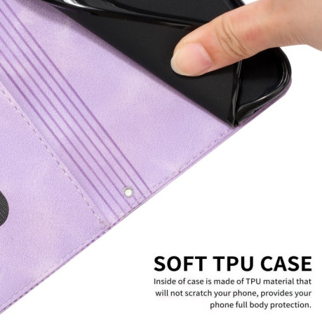 Чохол-книжка Dream Triangle Leather на Samsung Galaxy S24 - фіолетовий