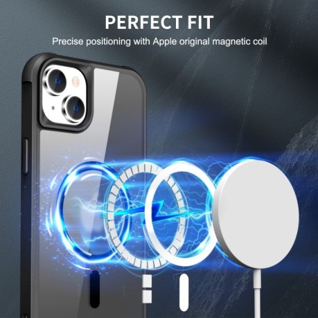 Чохол протиударний MagSafe Magnetic для iPhone 15 - чорний
