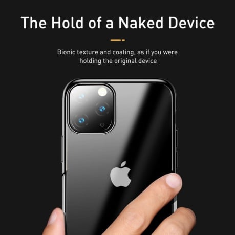 Силиконовый чехол Baseus Shining на  iPhone 11 Pro - черный